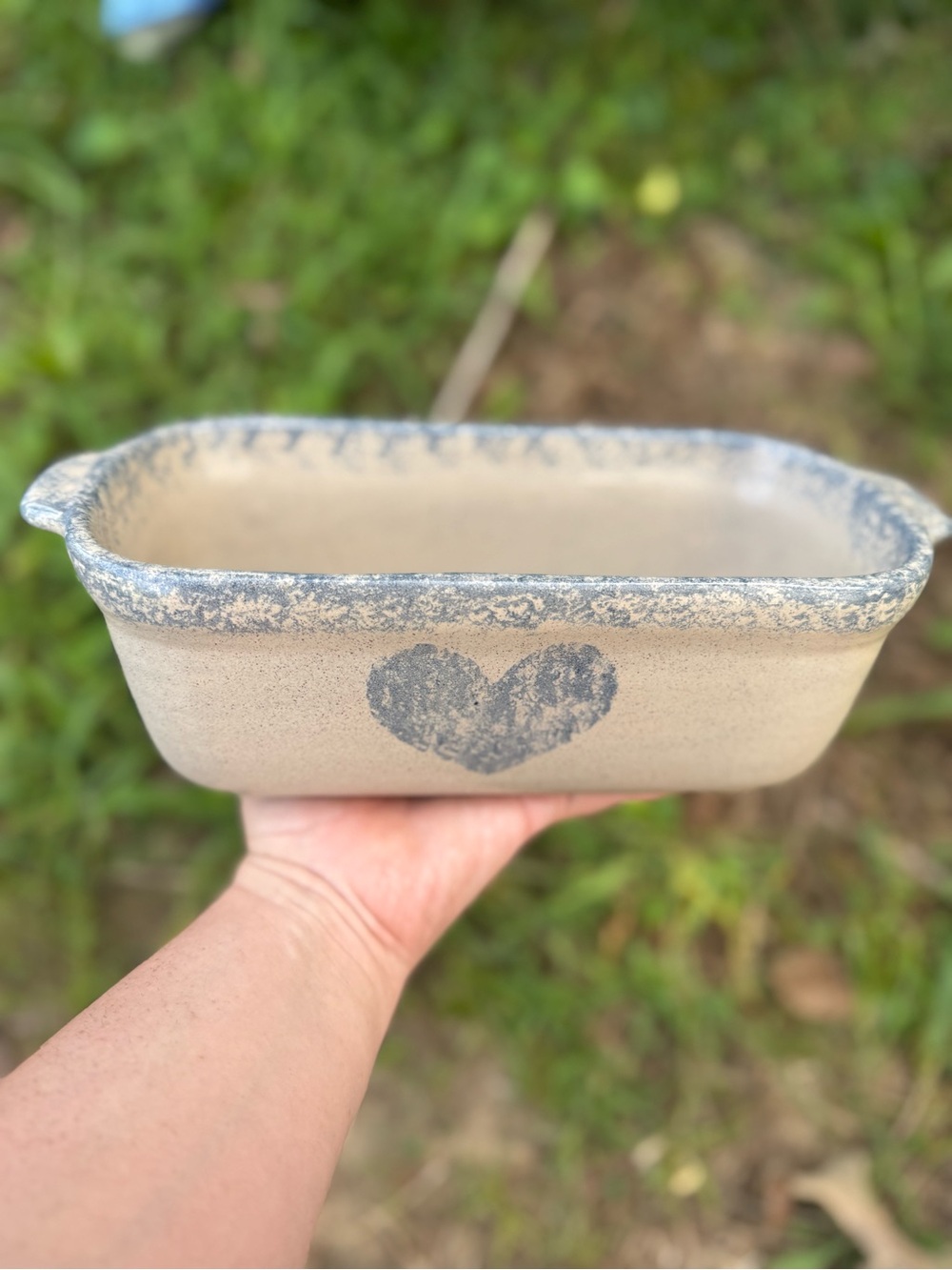 Vintage House Pottery (Sturgis Ky) “Fresh Bread” stoneware loaf pan
